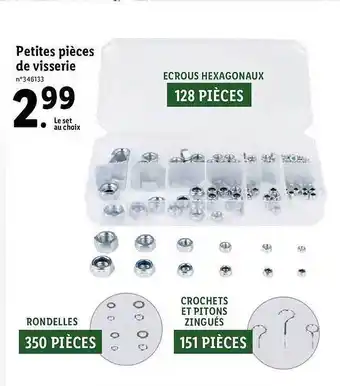 Lidl Petites Pièces De Visserie offre