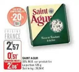 G20 Saint Agur offre