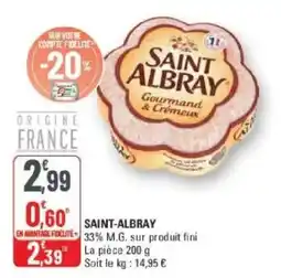 G20 SAINT-ALBRAY offre