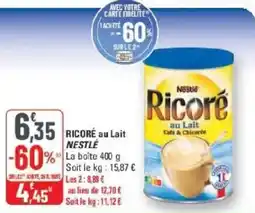 G20 Ricoré au Lait NESTLÉ offre
