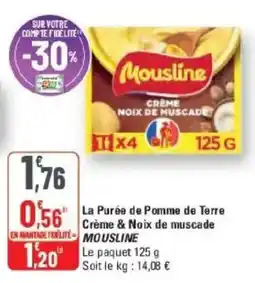 G20 Mousline Purée de Pomme de Terre offre