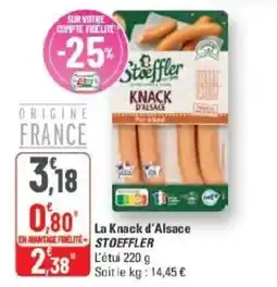G20 Stoeffler La Knack d'Alsace offre