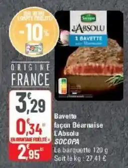 G20 SOCOPA Bavette offre