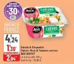 G20 Mix Buffet Salade & Serpentini offre