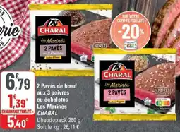 G20 CHARAL 2 Pavés de bœuf offre