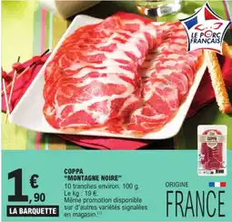 E.Leclerc Express COPPA MONTAGNE NOIRE offre
