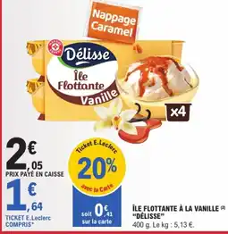 E.Leclerc Express Délisse Île Flottante Vanille offre