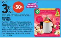 E.Leclerc Express AIR WICK Diffuseur Brume Parfumée offre