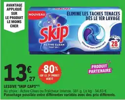 E.Leclerc Express Skip Lessive Caps offre