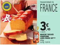 E.Leclerc Express Brioche Tressée Vendéenne Label Rouge IGP offre