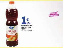E.Leclerc Express Eco+ boisson au thé saveur pêche offre