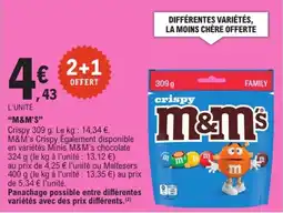 E.Leclerc Express M&M'S Crispy offre