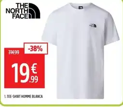 Intersport THE NORTH FACE TEE-SHIRT HOMME BLANCA offre