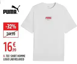 Intersport PUMA TEE-SHIRT HOMME LOGO LAB RELAXED offre