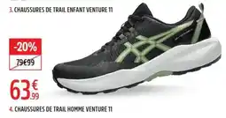 Intersport ASICS CHAUSSURES DE TRAIL ENFANT VENTURE 11 offre