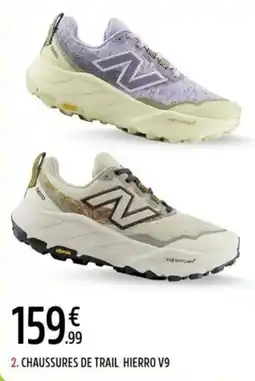 Intersport New Balance Chaussures de trail Hierro V9 offre