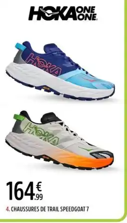 Intersport Hoka chaussures de trail speedgoat 7 offre