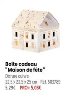Retif Boîte cadeau "Maison de fête" offre