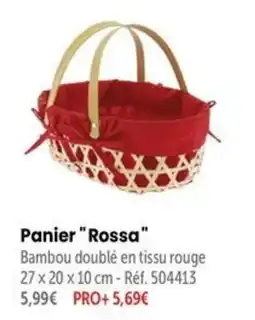 Retif Rossa Panier offre