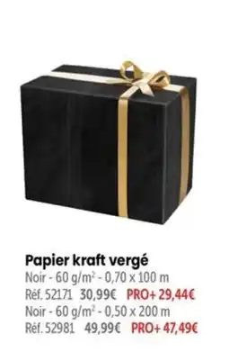 Retif Papier kraft vergé offre