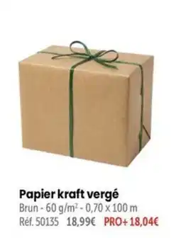 Retif Papier kraft vergé offre