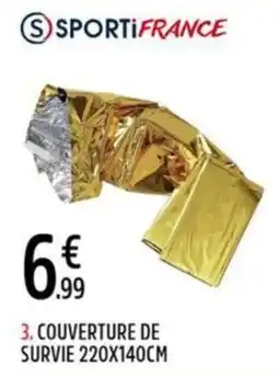 Intersport SPORTiFRANCE COUVERTURE DE SURVIE offre
