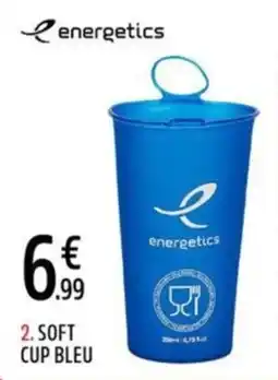 Intersport energetics SOFT CUP BLEU offre