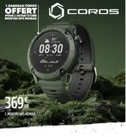 Intersport COROS MONTRE GPS NOMAD offre