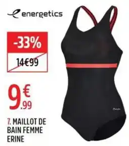 Intersport energetics MAILLOT DE BAIN FEMME ERINE offre