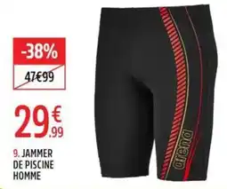 Intersport arena Jammer de piscine homme offre