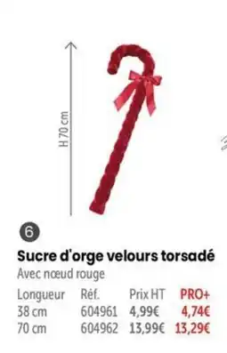 Retif Sucre d'orge velours torsadé offre