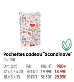 Retif Pochettes cadeau Scandinave offre