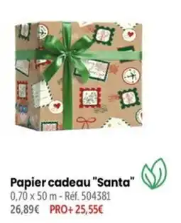 Retif Papier cadeau Santa offre