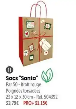 Retif Sacs "Santa" offre