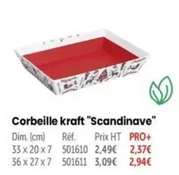 Retif Corbeille kraft "Scandinave" offre
