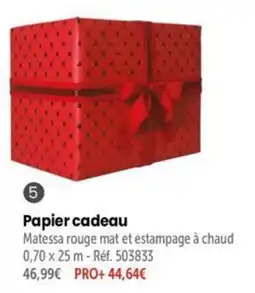 Retif Matessa Papier cadeau offre
