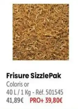 Retif Frisure SizzlePak offre
