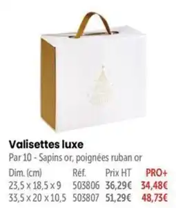 Retif Valisettes luxe offre