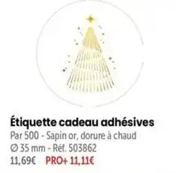 Retif Étiquette cadeau adhésives offre