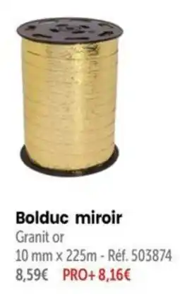 Retif Bolduc miroir offre