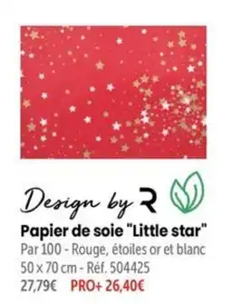 Retif Design by R Papier de soie "Little star" offre