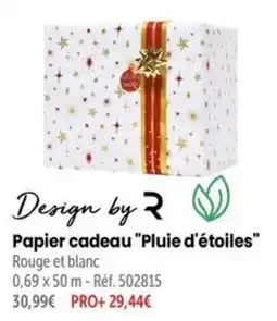 Retif Design by R Papier cadeau "Pluie d'étoiles" offre