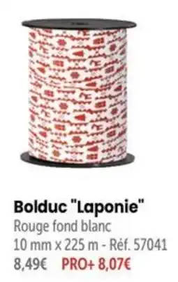 Retif Bolduc Laponie offre