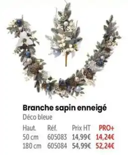 Retif Branche sapin enneigé offre