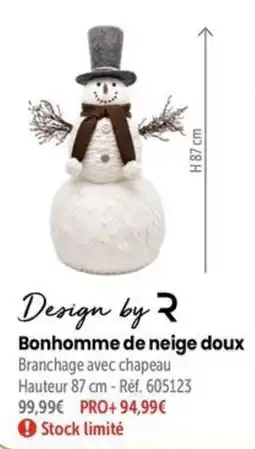 Retif Design by R Bonhomme de neige doux offre