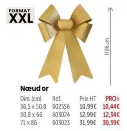 Retif Nœud or offre