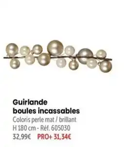Retif Guirlande boules incassables offre