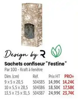 Retif Festine Sachets confiseur offre