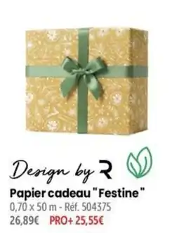 Retif Design by R Papier cadeau "Festine" offre