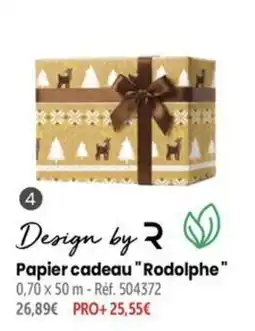 Retif Design by R Papier cadeau "Rodolphe" offre